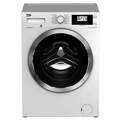 Beko WJ837543W Freestanding Washing Machine, 8kg Load, A+++ Energy Rating, 1300rpm Spin, White